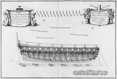 Cross-section of a Vessel Lined Inside, illustration from the 